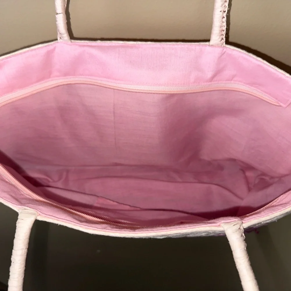 April Cornell Straw Purse/Beach Bag Brand New - Picture 2 of 3